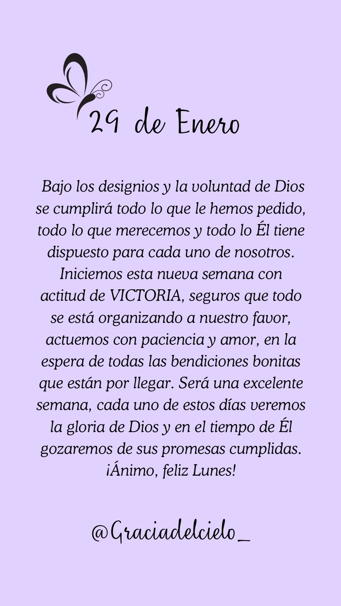 GraciadelCielo_'s tweet photo. Será una excelente semana✨🙏🏽💜 https://t.co/h65y3b1TKr