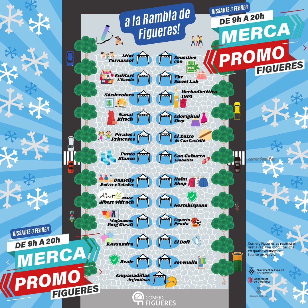 🛍️ Aquest dS 3/02, la Rambla es convertirà en la meca de les ofertes i l'oci amb el Mercapromo Figueres. 🌟 Descobreix les joies ocultes del comerç local, troba descomptes exclusius i descobreix oportunitats 🎉  🚀 De 9 h a 20h  comercfigueres.com/ca/actualitat/…

#figueres