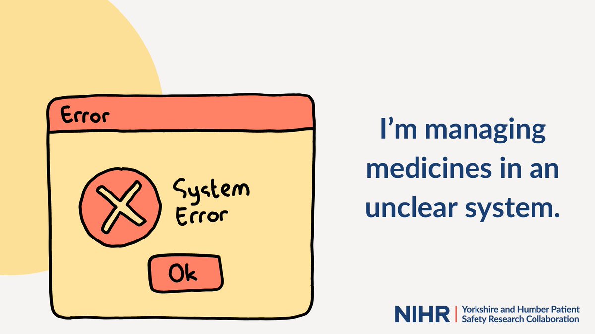 Managing medicines in an unclear system:
People tried to mange medicines in a fragmented care system, which was difficult to access and navigate. Some felt overlooked, unheard, or misunderstood.