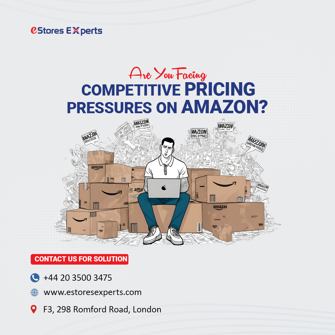 EstoresExperts's tweet photo. Dealing with Competitive Pricing Pressures on Amazon? Reach out to us for effective solutions and stay ahead in the game!
For more info:
Call Us: 020 3500 3475
Email: info@estoresexperts.com.
Our Website:https://t.co/2X7tlLELBA
Address: F3, 298 ROMFORD ROAD LONDON E7 9HD https://t.co/YSqO5XSSeB