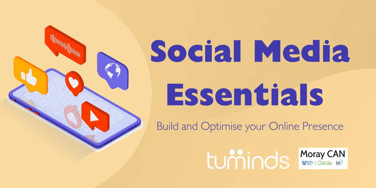 The brilliant <a href="/tuminds/">Tuminds Social Media</a> is helping us navigate the non-stop world of social media. Our local charities and community groups are working hard to find solutions to some big problems right now, including climate action. This training will help your comms! eventbrite.co.uk/e/social-media…