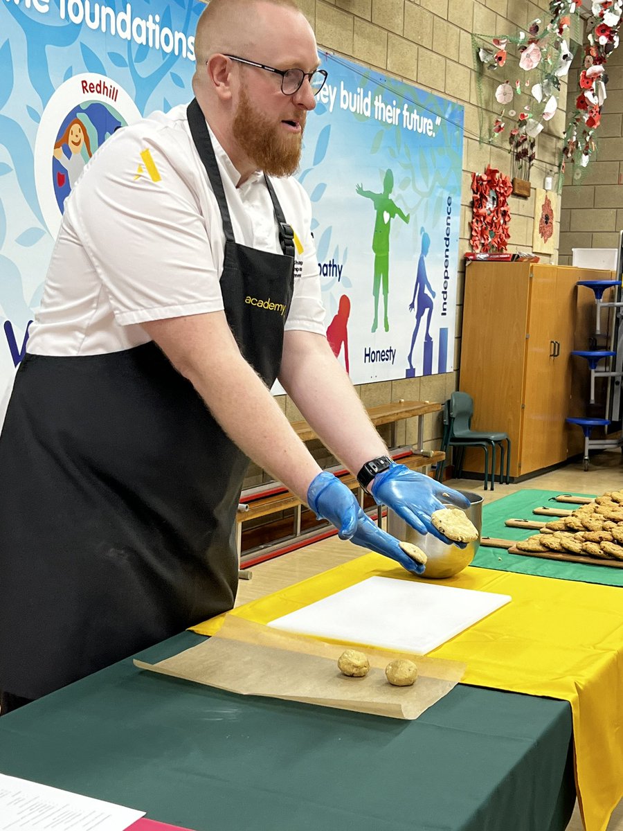Year 3 have been lucky enough to have a visit from Academy Catering this morning to link to our Fairtrade Cookies DT topic. We found out all about how the history of cookies, how cookies were made and even got to taste one at the end.