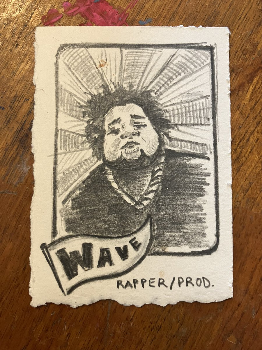 Mighty_Lark's tweet photo. One of my students s is super into this guy. #RobWave #illustration https://t.co/aCFSuZSrou