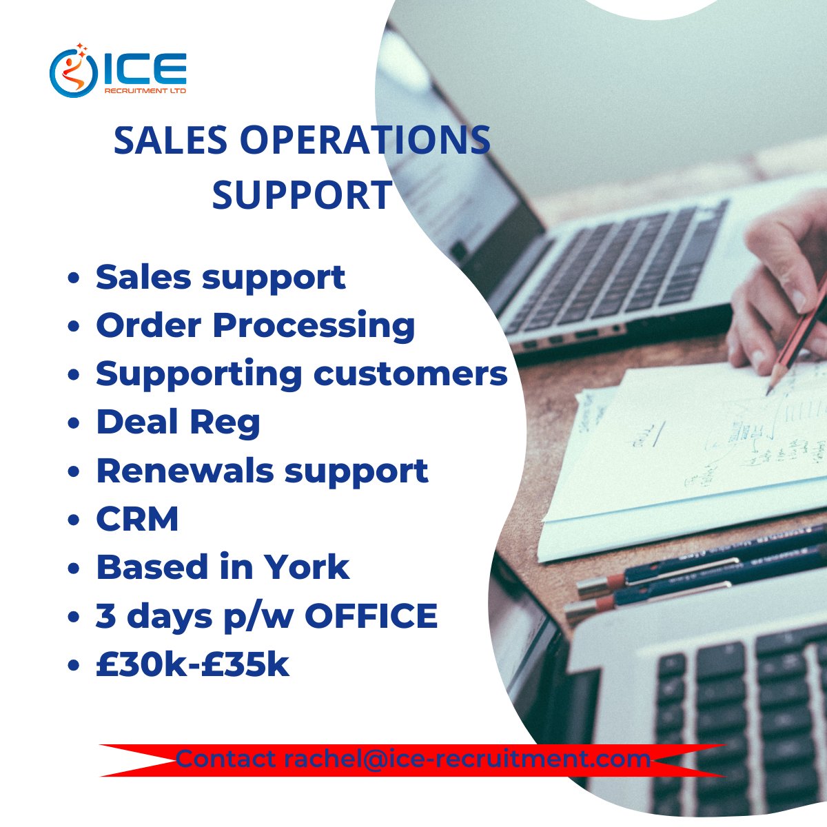 ➡️Do you work in the IT channel for a VAR or Distributor?
➡️Do you live in / near to York?
We have a fantastic role for an experience Sales Admin/Ops/Support candidate.
Message Rachel for all the details.
#salessupport #salesoperations #saleadmin