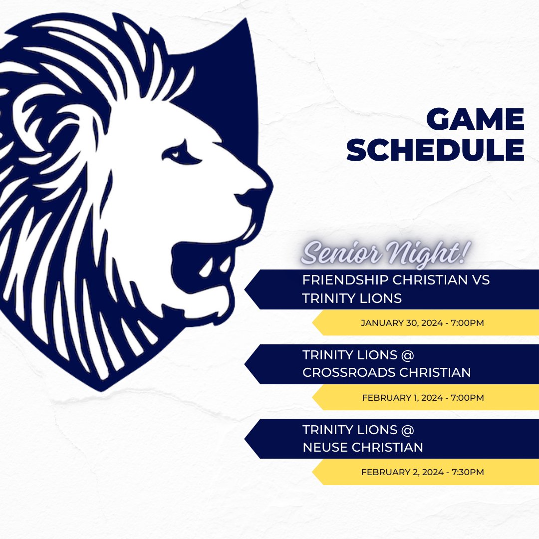 It's going to be a busy week as we round out our regular schedule with 3 great matchups!