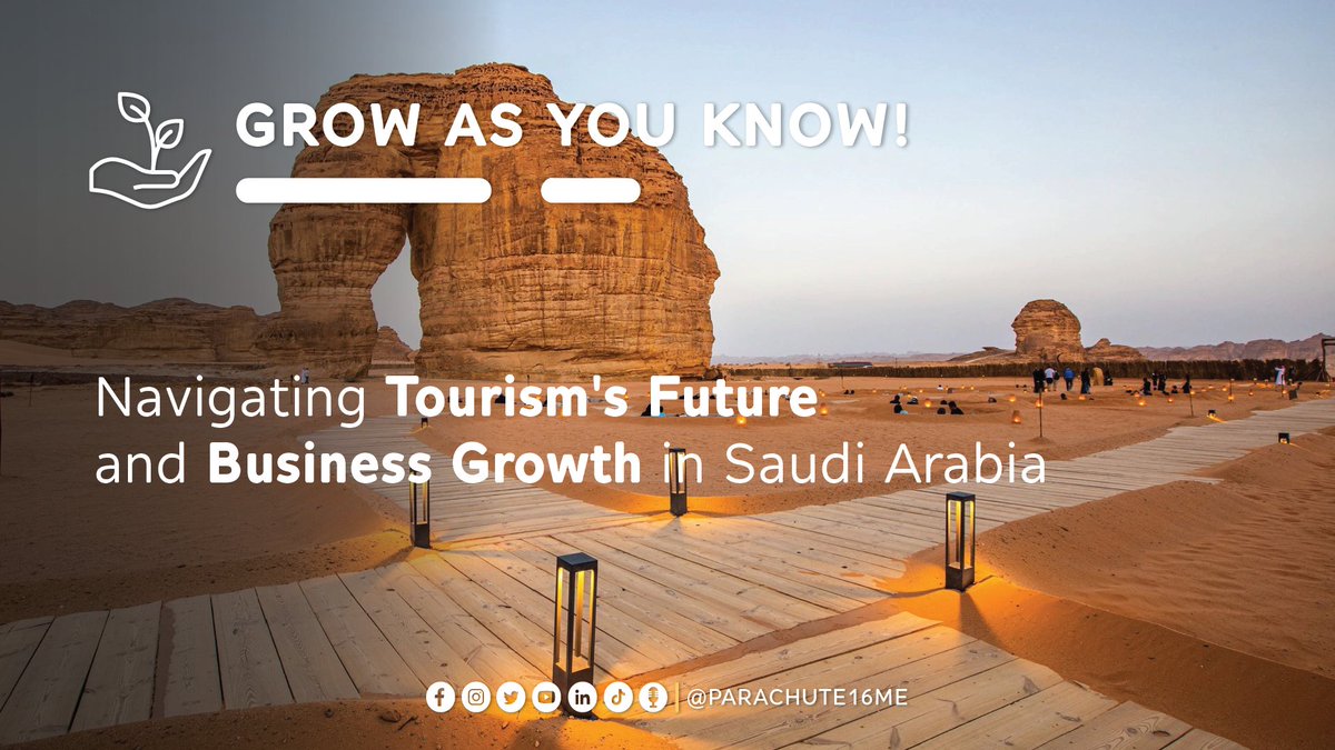 🌟 Exploring #Saudi Arabia's #tourism potential with #PARACHUTE16 ! 🚀 This strategic guide unlocks #growth opportunities for businesses in the industry. 🏞️ Dive into our approach, focused on enabling, not just promoting, to meet evolving tourism needs in the Kingdom. #FLYP16