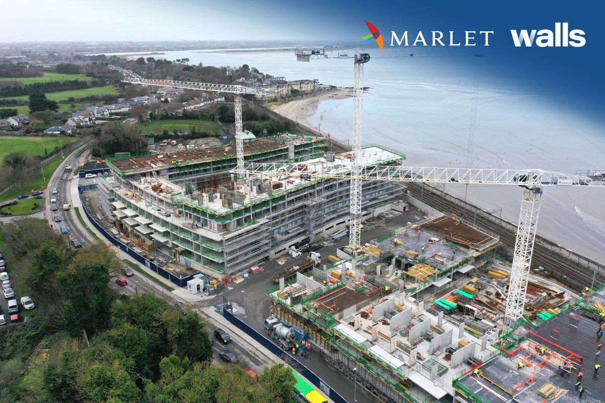 Last week during a rare period of calm weather between the Atlantic storms, these stunning images were captured of the Claremont, Howth development. #BuildingOurFutureTogether #Claremont #Howth