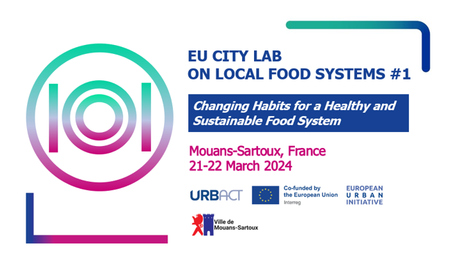 URBACT's tweet image. Spice up your city's #food policy by joining URBACT and @EUI_Initiative's EU City Lab on Local #FoodSystems #1!

📅21-22 March, Mouans-Sartoux🇫🇷
📅May, Liège🇧🇪
📅autumn, details to be unveiled soon

Secure your spot for the next EU #CityLab! 👉 urbact.eu/eu-city-labs
