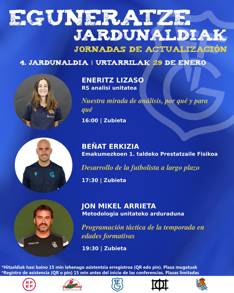 🗣️ 𝐄𝐍𝐓𝐑𝐄𝐍𝐀𝐓𝐙𝐀𝐈𝐋𝐄𝐄𝐍 𝐄𝐆𝐔𝐍𝐄𝐑𝐀𝐓𝐙𝐄 𝐄𝐓𝐀 𝐁𝐈𝐑𝐙𝐈𝐊𝐋𝐀𝐓𝐙𝐄 𝐉𝐀𝐑𝐃𝐔𝐍𝐀𝐋𝐃𝐈𝐀

🗓️ Urtarrilak 29 de enero
⏰ 15:45 - 21:30
📍 Zubieta (Gorabide)