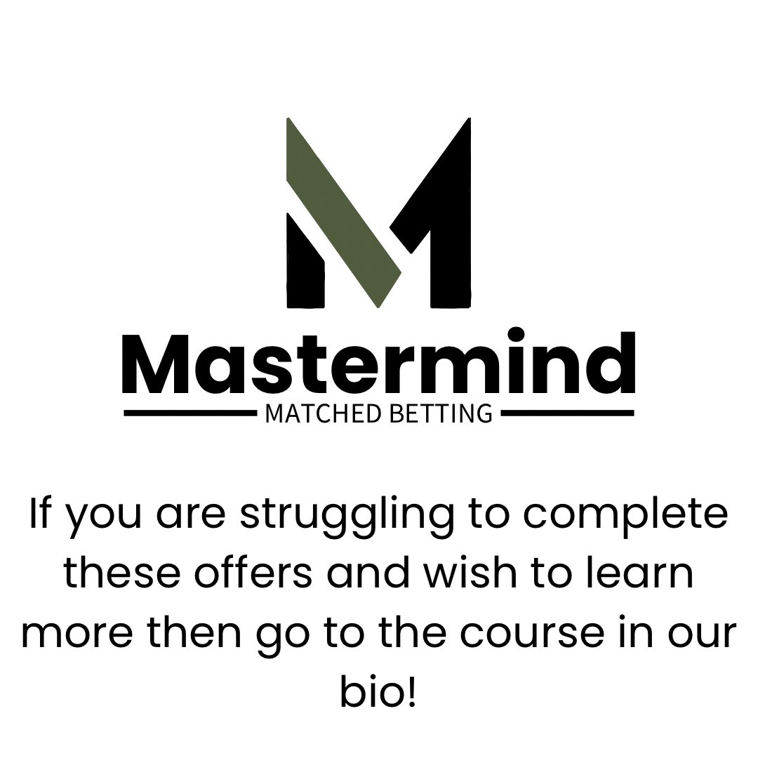 MBMastermind's tweet image. Reload Round Up 🚨

More in my telegram live group, subscribe now! 

#MatchedBetting #Arbitrage #RiskFree #SideHustle #UKSideHustle #FreeMoney #BetandGet #Profit