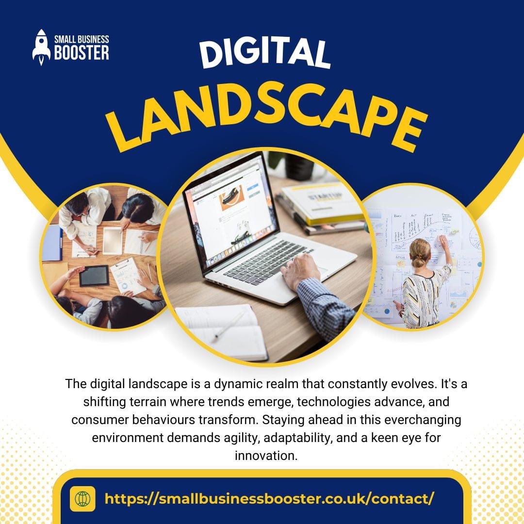 In the world of digital marketing, change is the only constant. 📱💨 Algorithms, trends, &amp; consumer behaviour evolve at lightning speed.We'll help you adapt your online strategy to the ever-evolving digital landscape.
#DigitalEvolution #StayAhead #SBBExperts #SmallBusinessBooster