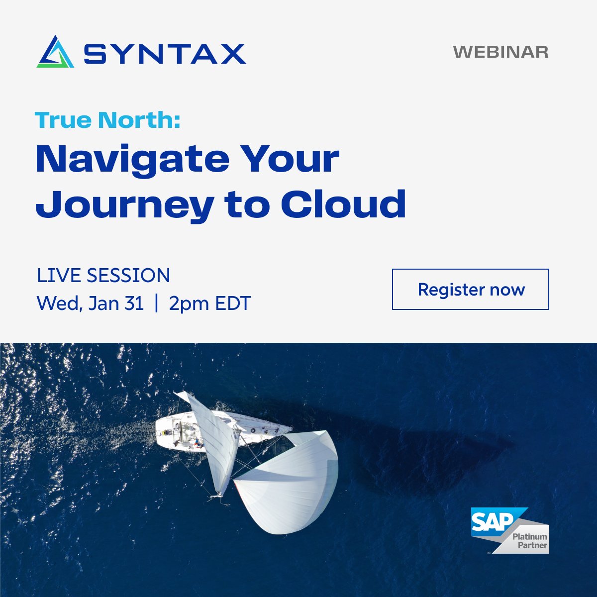 syntax_systems's tweet image. 🚀 Excited for Jan 31!
Join Syntax’s Cheryl Tilly, Marcelo Tamassia, and Beyond Technologies’ Leonardo De Araujo for a live session on unlocking digital transformation and cloud success. Explore your cloud journey with Syntax Compass.
Reserve your spot: hubs.ly/Q02hLcfD0