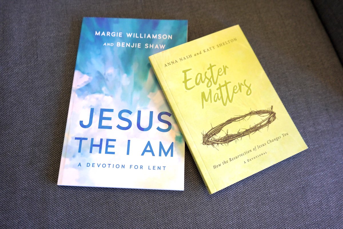 As you prepare for Lent, we invite you to journey to Easter with two of our devotionals, "Easter Matters” and “Jesus The I AM”. Both devotionals are designed to prepare your hearts and minds to celebrate the life, death, and resurrection of our Savior.

Get your copy today!