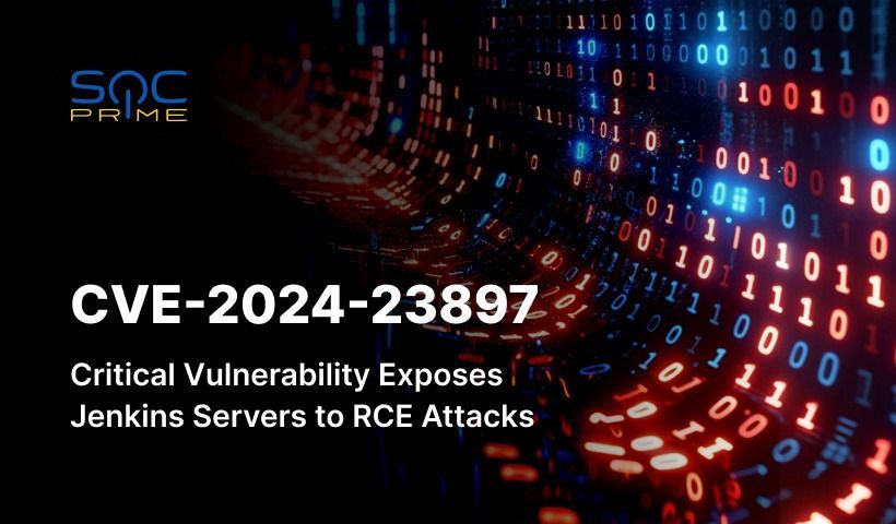 Heads up! A critical #Jenkins #vulnerability (CVE-2024-23897) can lead to #RCE, with enhanced risks of attacks due to the #PoC public release. Detect #exploitation attempts with new #Sigma rules from SOC Prime Platform. 
socprime.com/blog/cve-2024-…