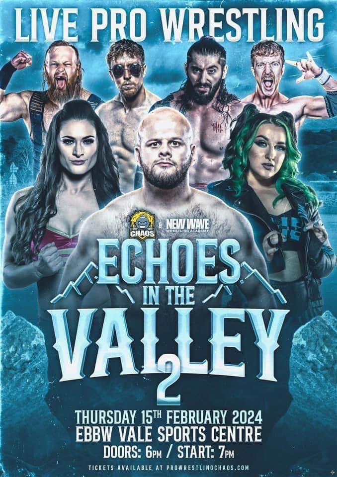 NewWaveWrestli1's tweet photo. Our next stop 🛑 

Echoes in the Valley 2 collab show with @chaos_wrestling 

Front row sold out!

Tickets 🎟️ ⬇️

https://t.co/q9rKVmQV2I https://t.co/ugKnIjQ6Pf