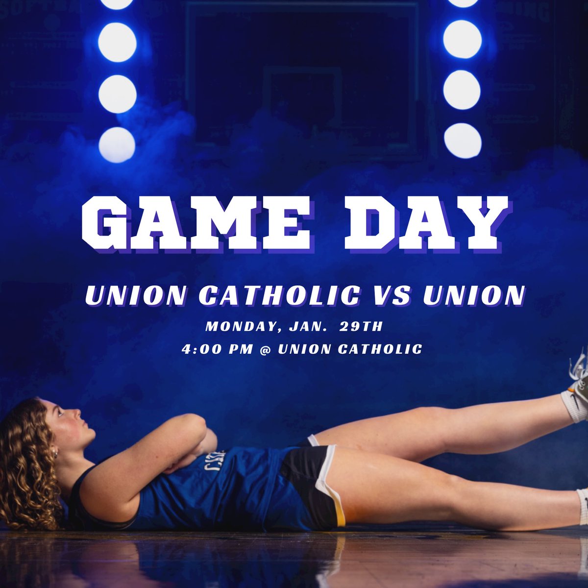 Starting our 3 game home stretch today against Union!! 

🆚️ Union 
🗓 Monday, January 29th
⏰️ 4:00 PM 
📍Union Catholic 
📺 youtube.com/@UnionCatholic…