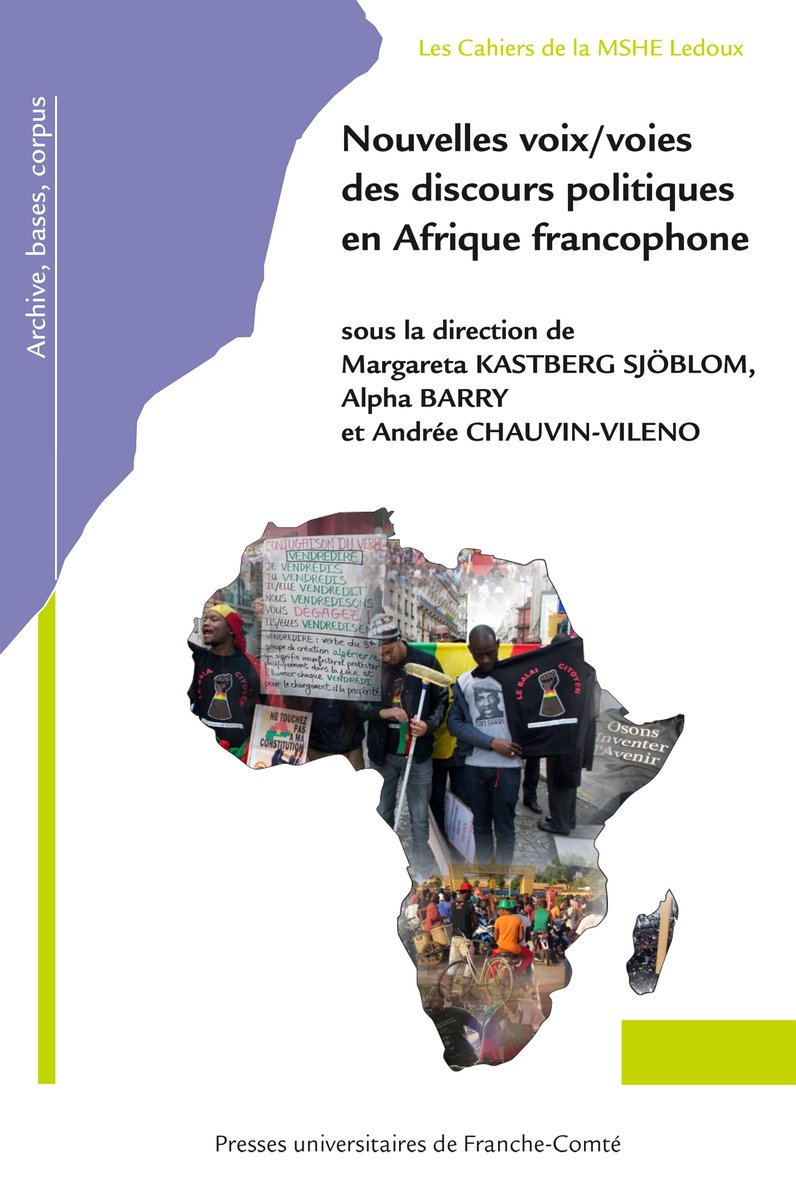 [#parution] de l'ouvrage Nouvelles voix/voies des discours #Politique  en Afrique francophone (@MSHE_Ledoux) aux formats

📘pufc.univ-fcomte.fr/nouvelles-voix…

💻books.openedition.org/pufc/52886 via <a href="/OpenEditionNews/">OpenEdition News</a> 

#medias #Afrique