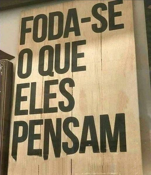 eles nunca me deram nada..