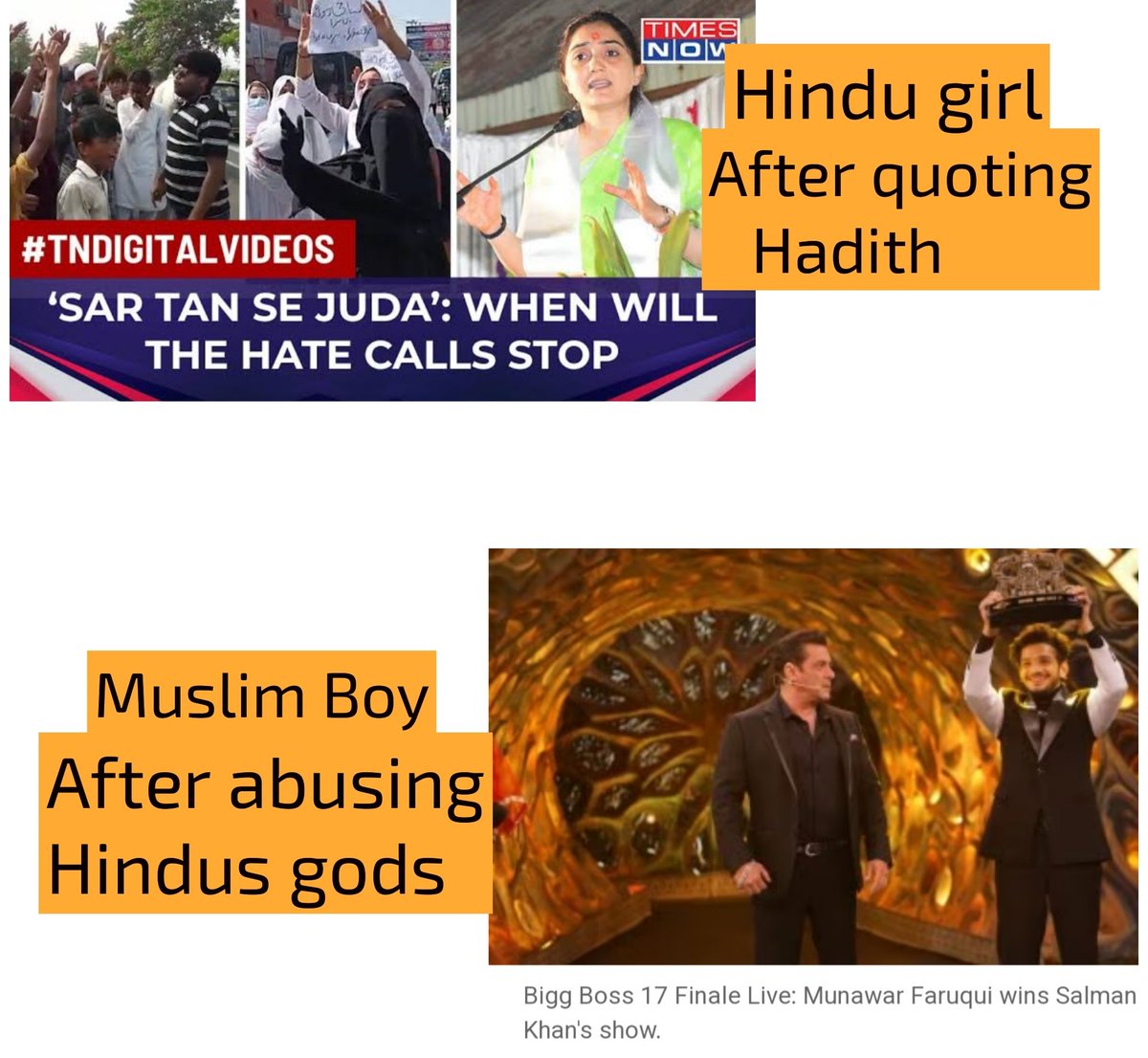 Hindus are intolerant &amp; MusIims are being oppressed in India, the left ecosystem propagates..