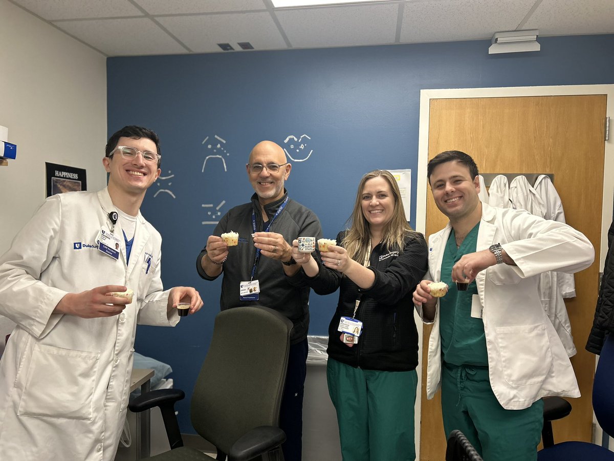 Sarah Jane Commander (@commandermd) on Twitter photo Team vasc starting out the day right with Cuban coffee and piña colada cupcakes! <a href="/DukeSurgRes/">Duke General Surgery Residency</a> <a href="/DukeVascular/">Duke Vascular</a> Team vasc starting out the day right with Cuban coffee and piña colada cupcakes! <a href="/DukeSurgRes/">Duke General Surgery Residency</a> <a href="/DukeVascular/">Duke Vascular</a>
