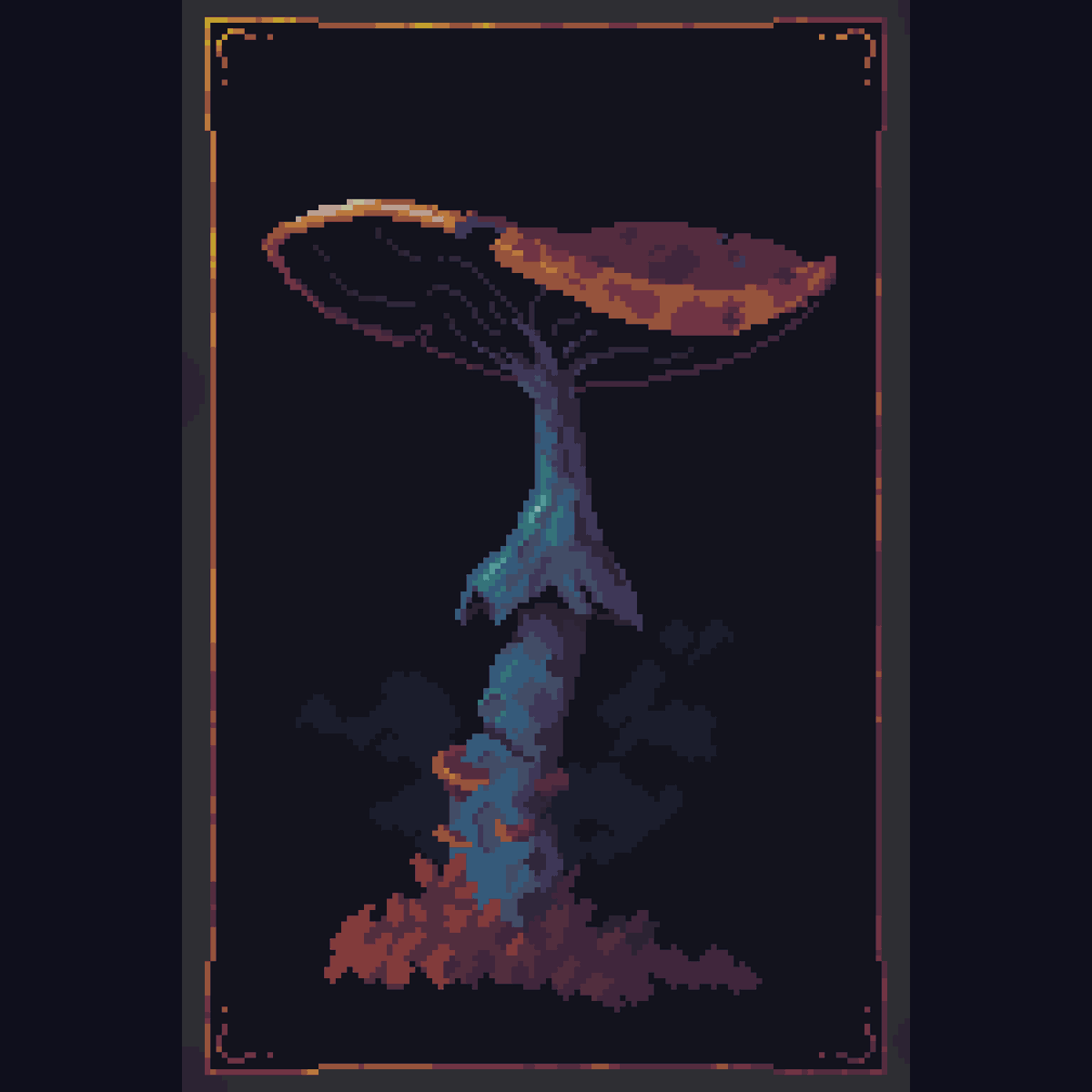 shalamov_r_art's tweet image. Mushroom card #2

#pixelart #mushroom #2much (palette)