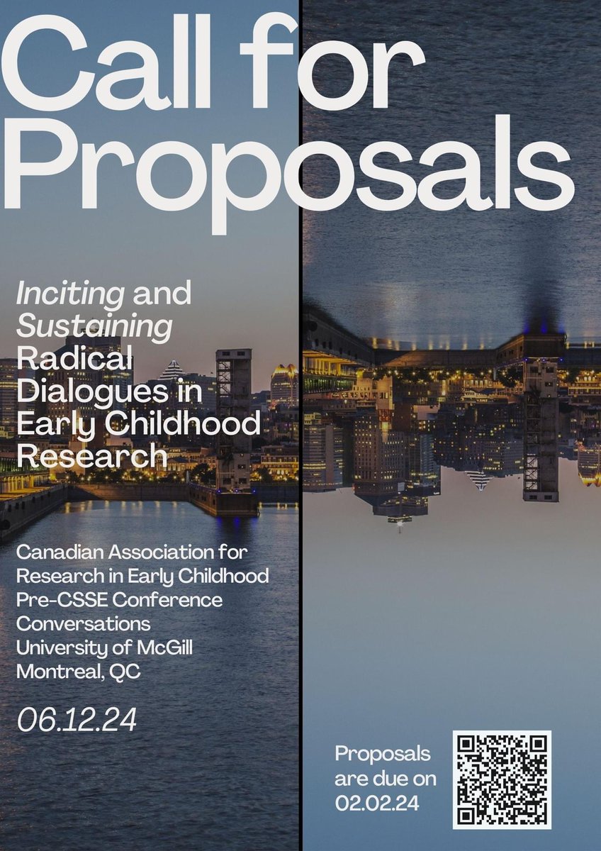 CAREC (@carec99) on Twitter photo Don't forget to submit to the CAREC 2024 Pre-CSSE Conference Conversations: "Inciting and Sustaining Radical Dialogues in Early Childhood Research". For submission guidelines, follow this link: tinyurl.com/CAREC2024 DM us or email careccsse@gmail.com with questions! Don't forget to submit to the CAREC 2024 Pre-CSSE Conference Conversations: "Inciting and Sustaining Radical Dialogues in Early Childhood Research". For submission guidelines, follow this link: tinyurl.com/CAREC2024 DM us or email careccsse@gmail.com with questions!