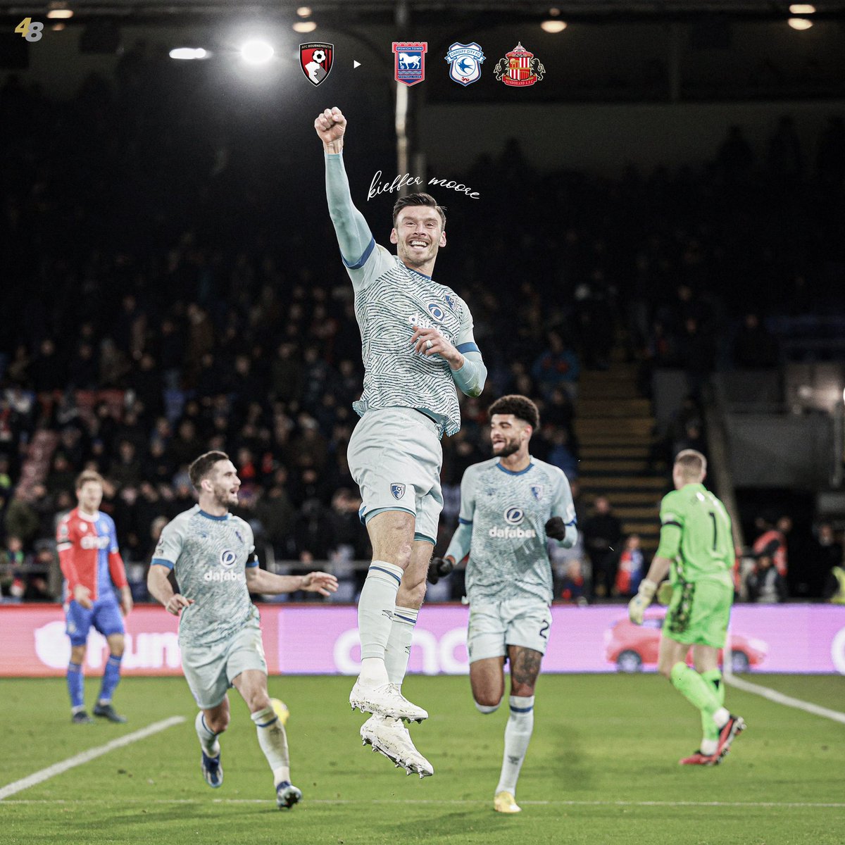 THE RACE FOR MOORE GOALS IS ON🫡🐎🤝

The Welsh international has three clubs to pick from with the clubs being Sunderland, Ipswich, and Cardiff City as they have all made their intentions clear that they want Moore’s signature✍️
#afcb #safc #itfc #ccfc #championship