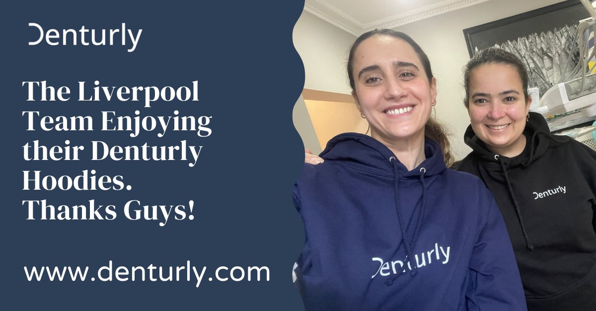 denturly's tweet photo. Our Liverpool team all warm and cosy in their Denturly branded hoodies.  Great job!
To book your free consult in Liverpool or any of our clinics nationwide visit https://t.co/xEYrZ5dqrK https://t.co/jcjkTnl5m3