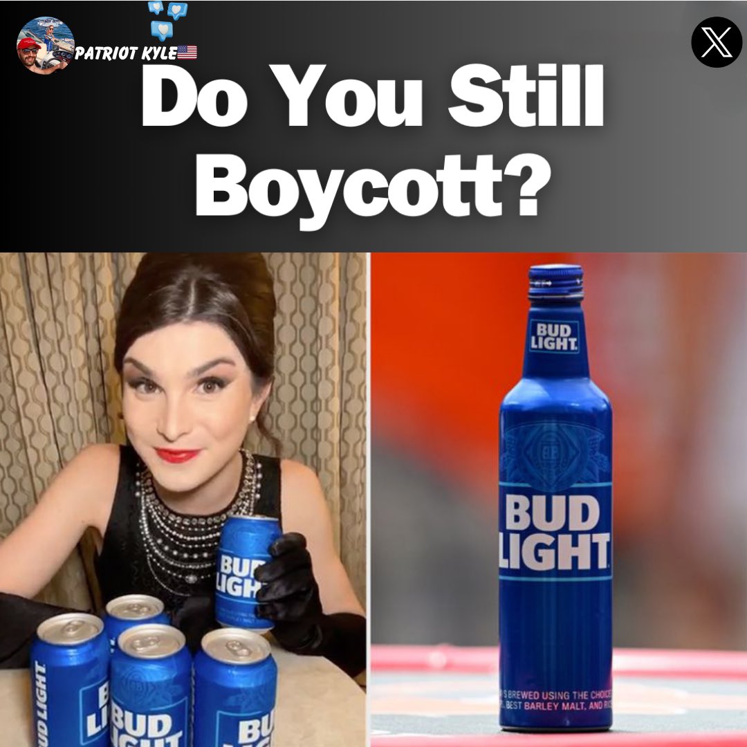 KYLEsW0RLD's tweet image. Do you still boycott Budlight?