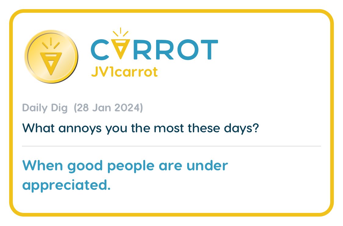 digcarrot's tweet image. Yesterday’s Top Daily Dig! #dailydig #annoying