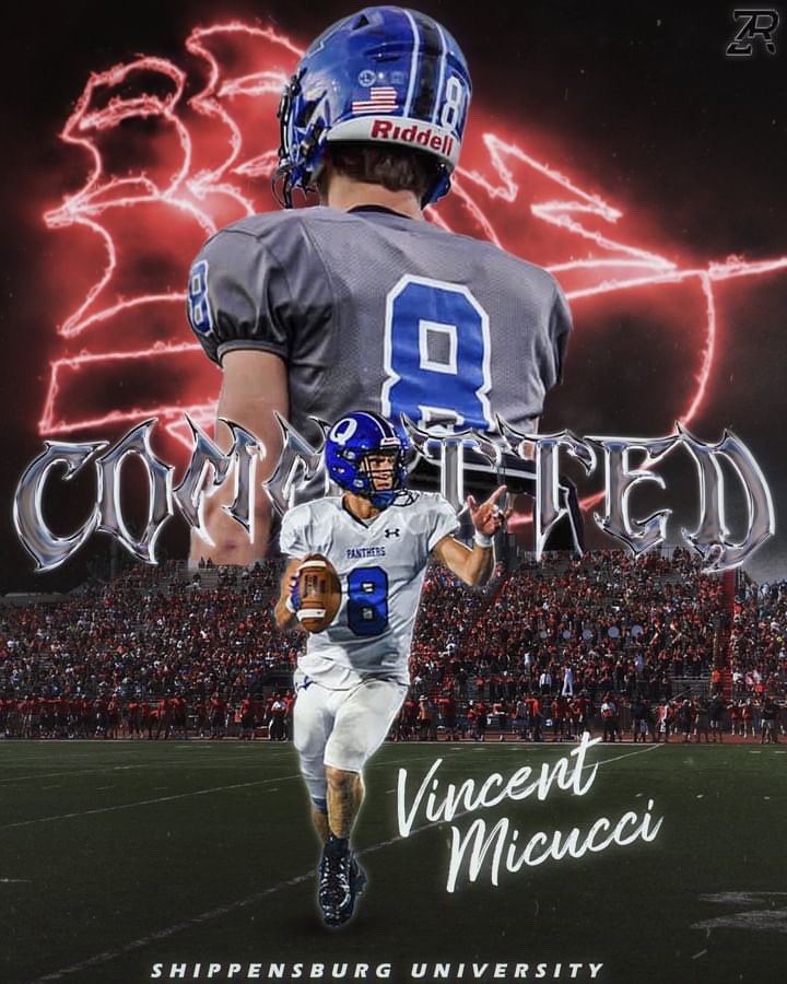 VinceMicucci's tweet photo. I am extremely excited to announce my commitment to @ShipFootball!! Thank you to all of the coaches and teams that have recruited me through this process. It has been a blessing!
#AnchorUp #Committed 

@CoachBrisson @CoachMACshipU @BanasQtown @QPantherFB https://t.co/vNMch9lU0l