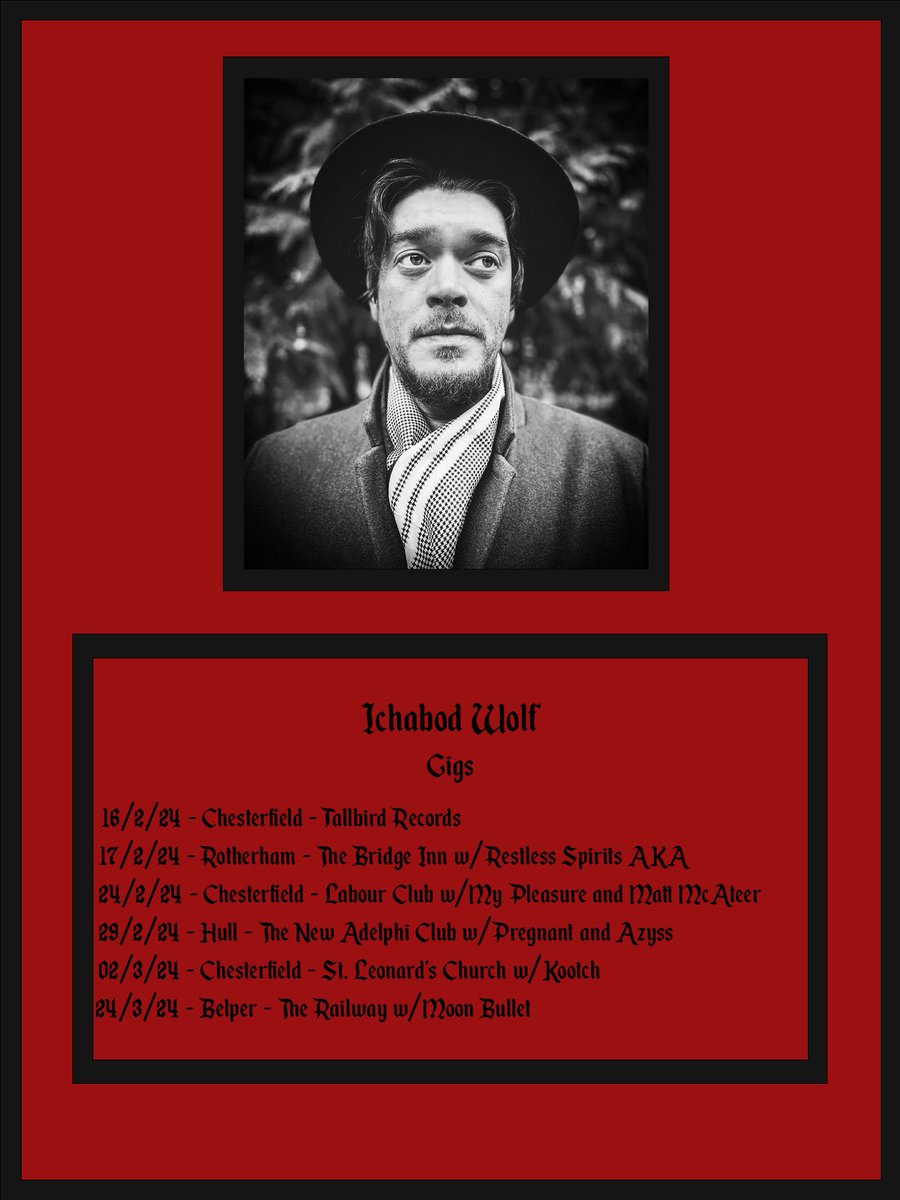 This bug-eyed creep is playing a handful of dates over the next couple of months in support of the forthcoming album, ‘Too True to be Good’. You should come along to one of them. 

You can still stream the new single, ‘The Rider-Waite Deck’ here: artists.landr.com/064837187563

 x