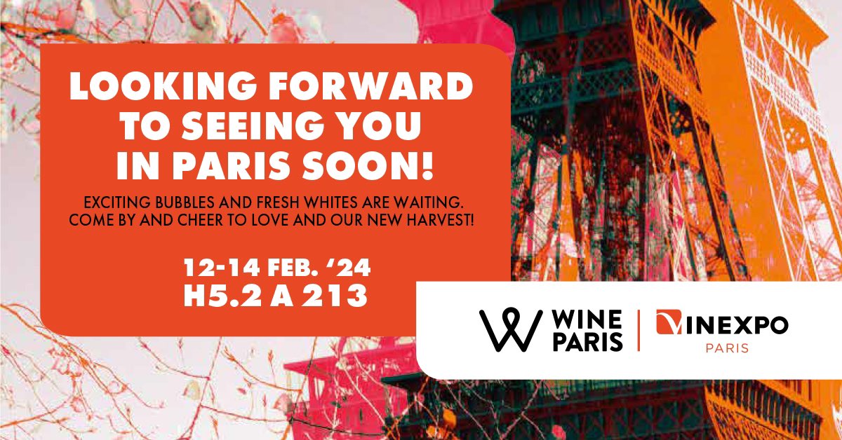 S❤️nian wines in the city of Love🌟, we are all set to kick off the 2024 fair season, looking forward to seeing you in Paris🥂