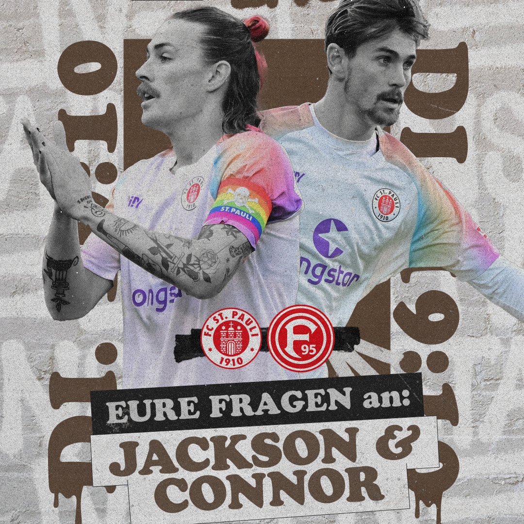 Auch wir vermissen die beiden. 🤎🤍 Und weil's Euch auch so geht, holen wir Jackson #Irvine & Connor #Metcalfe am Dienstagabend (30.1.) per Schalte in unsere Spieltagssendung drüben auf Instagram. Ab 19:10 Uhr stimmen wir uns da auf den #DFBPokal-Abend ein. FORZA! #fcsp #fcspf95