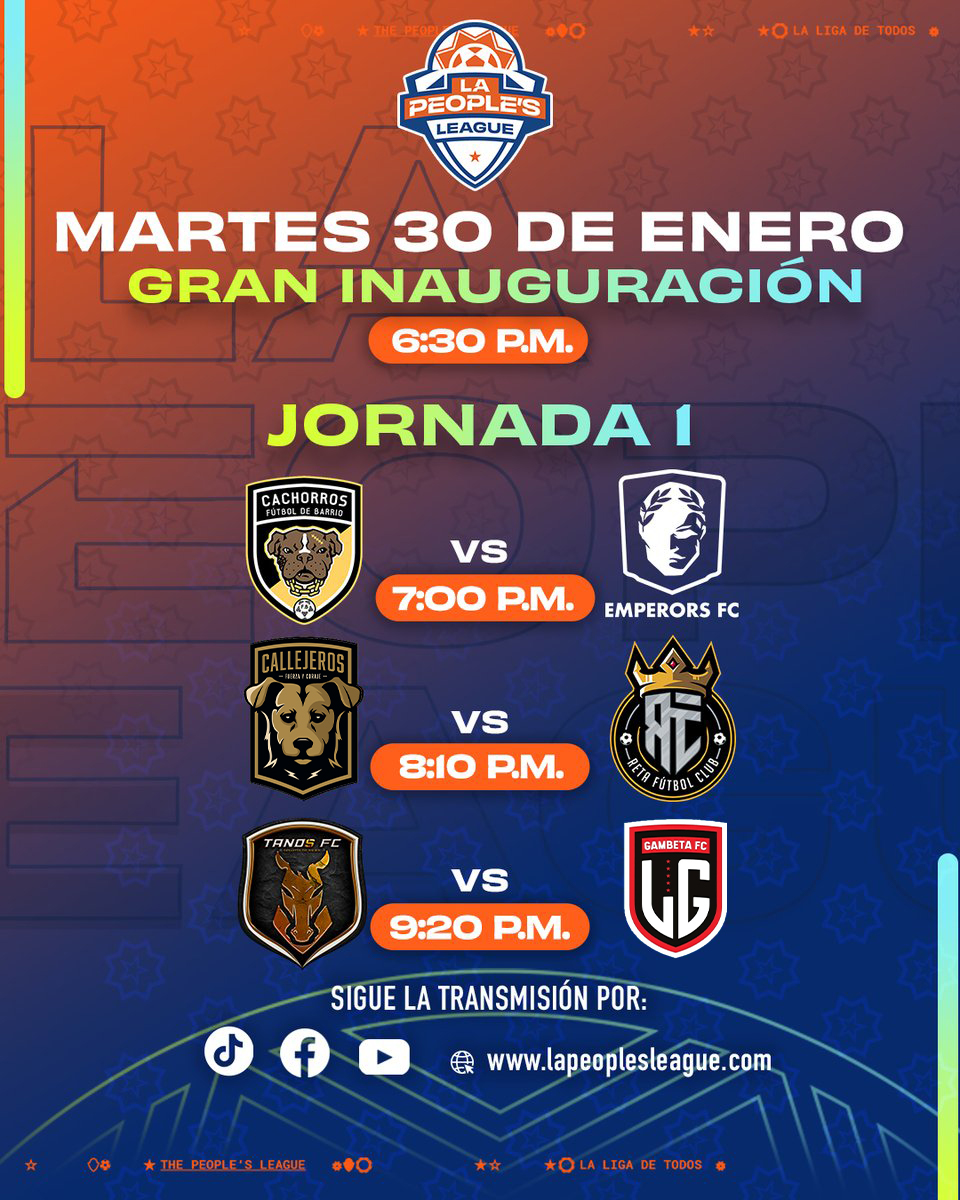 La People's League Caliente.mx tweet media