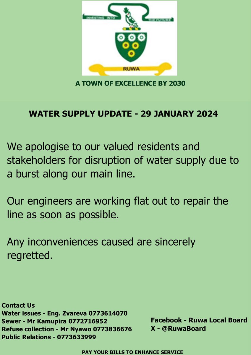 Ruwa Local Board tweet media