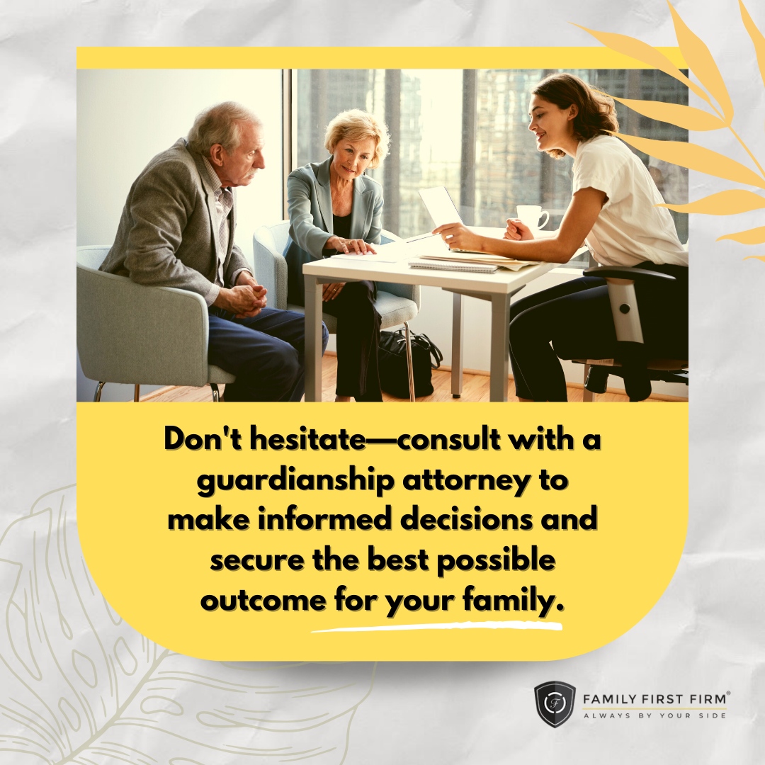If you’re contemplating that a loved one might need a full or limited guardian in Florida, then it’s time to consult a guardianship attorney.

Fill out our form on our website 💻 FamilyFirstFirm.com or call 📲407-603-3240

#elderlaw #estateplanninglawyer #FamilyFirstFirm