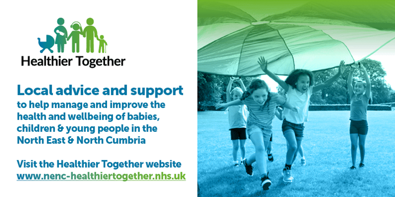 We are a @HT_NENC champion organisation for 2024. Healthier Together is a locally developed NHS resource, providing accurate health & wellbeing advice for parents/carers & young people all in 1 place on a regional website & companion app. Check it out via: nenc-healthiertogether.nhs.uk
