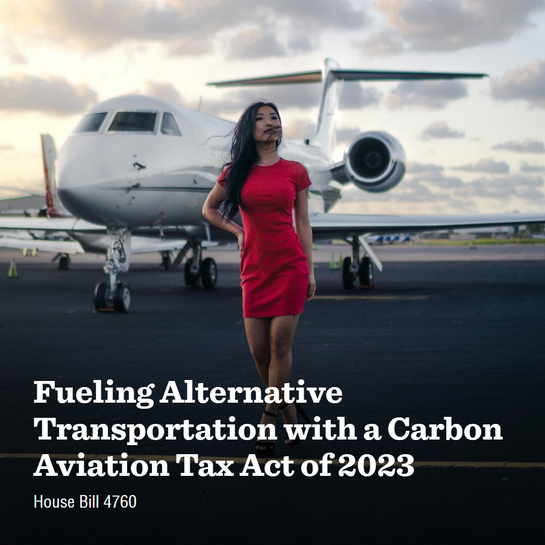 H.R.4760 Fueling Alternative Transportation with a Carbon Aviation Tax Act of 2023
Sponsorship: Nydia Velazquez; R-0 D-4
Introduced in House on Jul 19, 2023
#billsponsor #HR4760 #privatejet #carbontax #fueltax #excisetax billsponsor.com/bills/485901/h…
