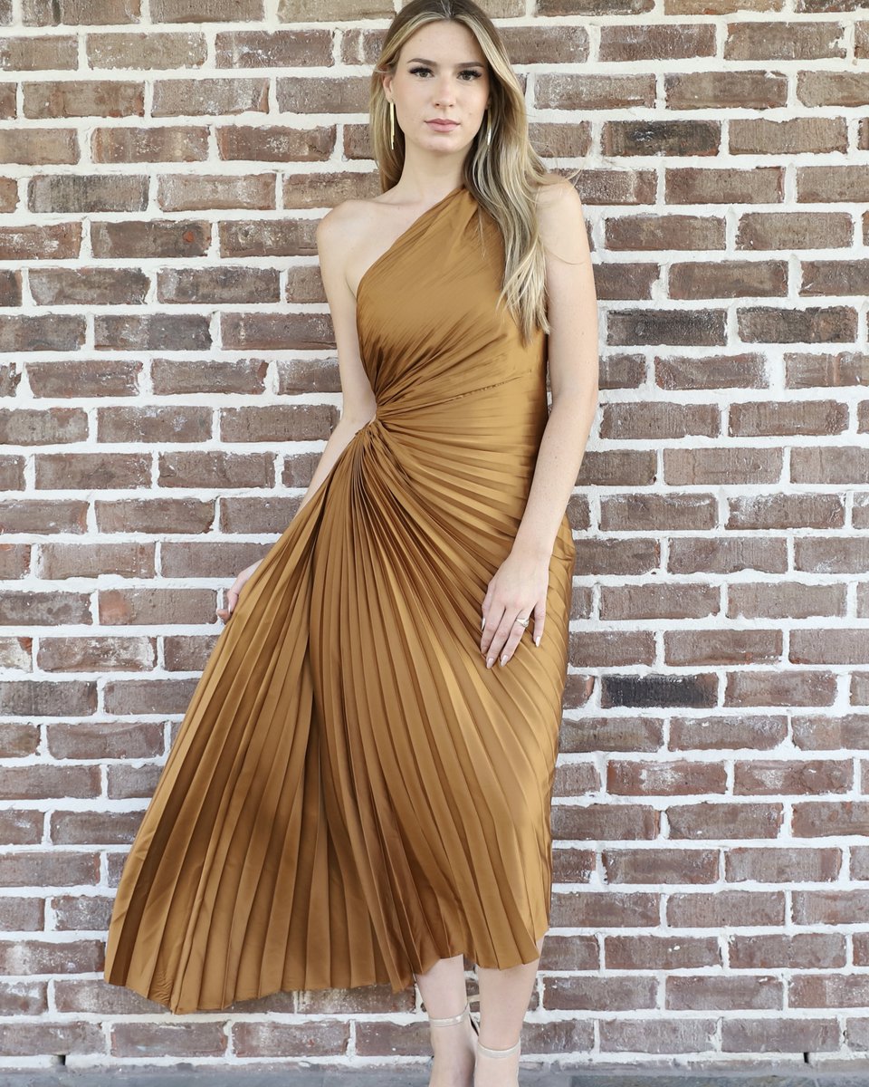 avenuedeschamps's tweet photo. the only dress you'll need this spring ✨

#mididress #pleated #spring #january #ootd #weekendoutfit #styleinspo https://t.co/21eYt8VzAp
