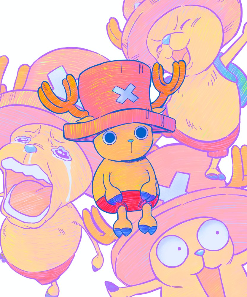 JohannaTheMad's tweet photo. the many faces of tony tony chopper😳 https://t.co/cssQky0rEE