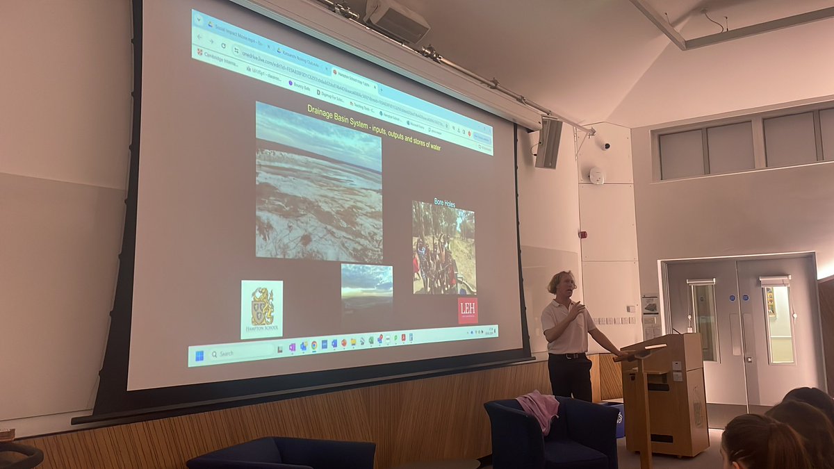 HamptonGeog's tweet photo. A huge thank you to James Stevenson for speaking to our Sixth Formers as part of our Geographical Association lecture series! A fascinating talk about TNCs and social impact. https://t.co/A3jKTgSWAA
