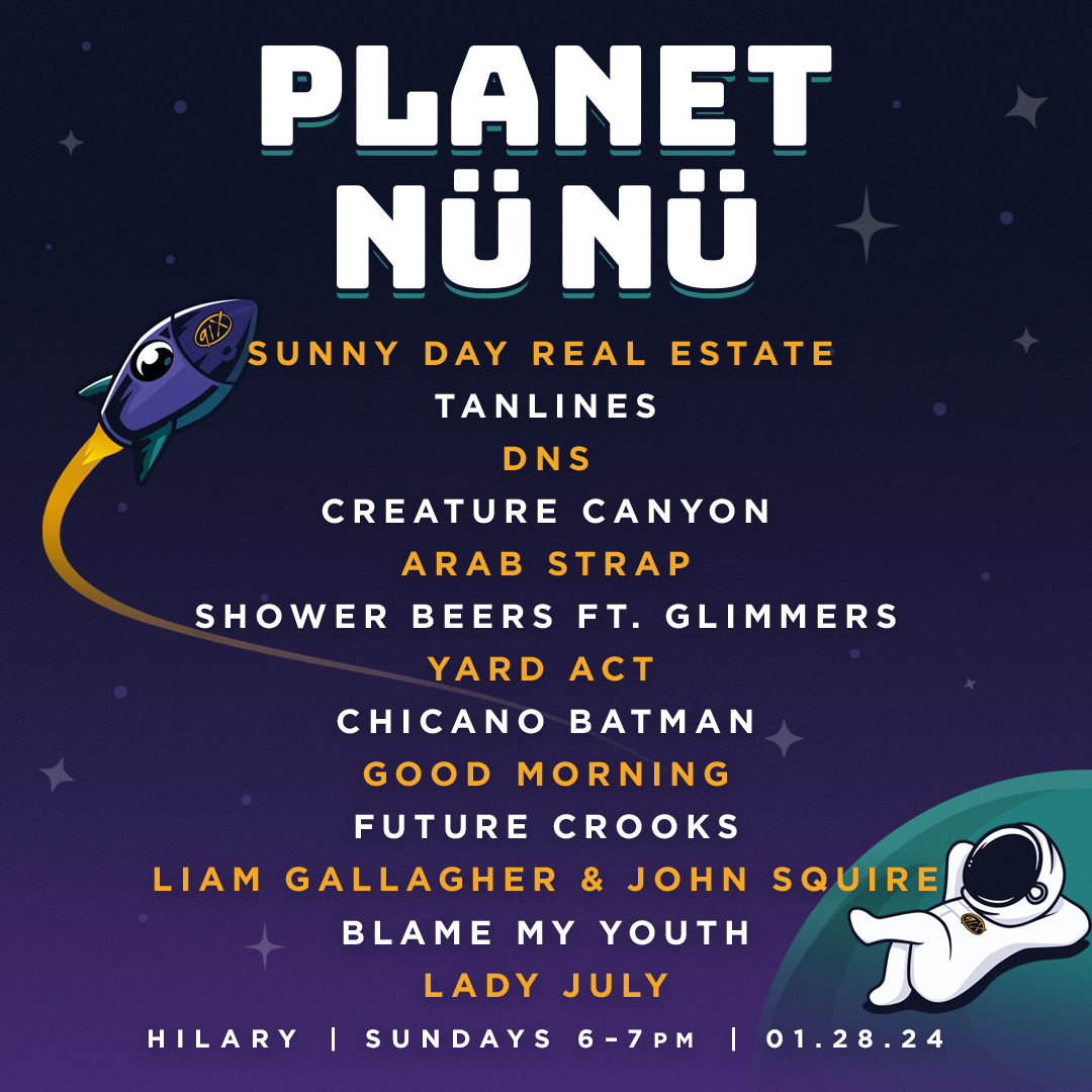 91X (@91x) on Twitter photo .<a href="/sdreband/">SunnyDayRealEstate</a>, <a href="/CreatureCanyon/">Creature Canyon</a>, <a href="/ChicanoBatman/">Chicano Batman</a>, & more 👽
check out all the artists we played on planet nü nü last night and don't forget to tune in every sunday night for NEW 91X music with captain <a href="/hilahil/">hilary</a> 👍 .<a href="/sdreband/">SunnyDayRealEstate</a>, <a href="/CreatureCanyon/">Creature Canyon</a>, <a href="/ChicanoBatman/">Chicano Batman</a>, & more 👽
check out all the artists we played on planet nü nü last night and don't forget to tune in every sunday night for NEW 91X music with captain <a href="/hilahil/">hilary</a> 👍