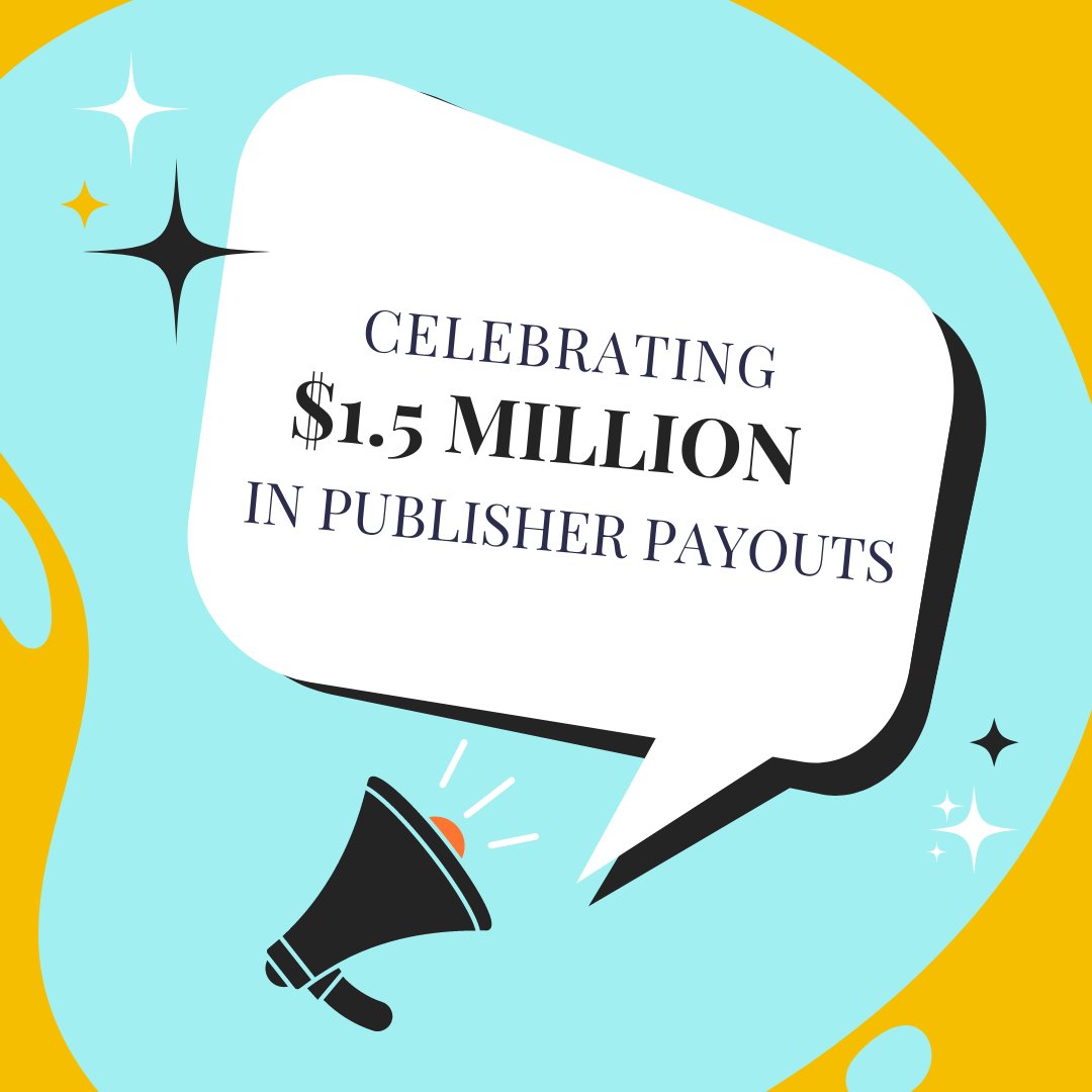m_intercept's tweet image. Another exciting milestone! Reach out to learn how we could help monetize your newsletter and/or media site.

#sponsoredcontent #newslettersponsorships #publishersolutions #mediastartup #cpc #growyourbusiness