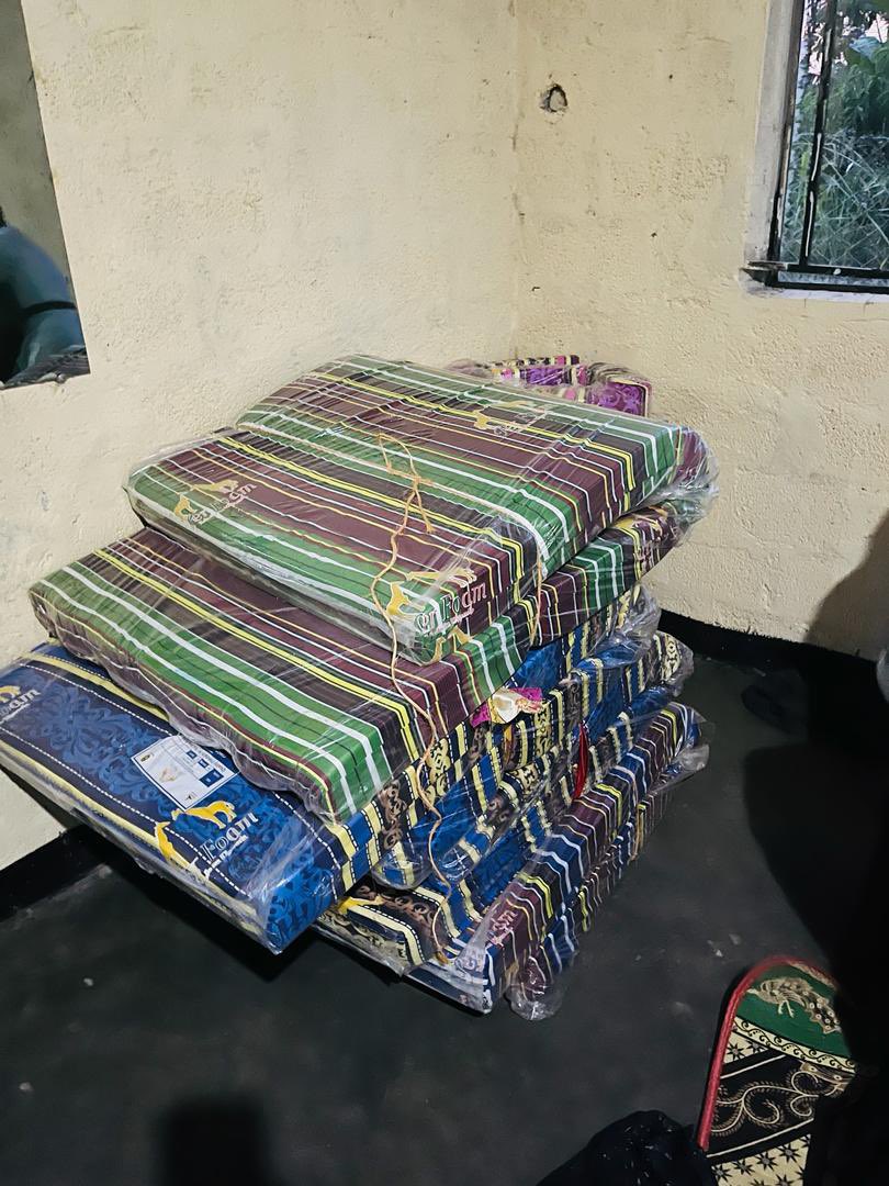 A big thank you to the friends who have stood with me as we collected 20 mattresses of the 50 mattresses needed. Thank you all