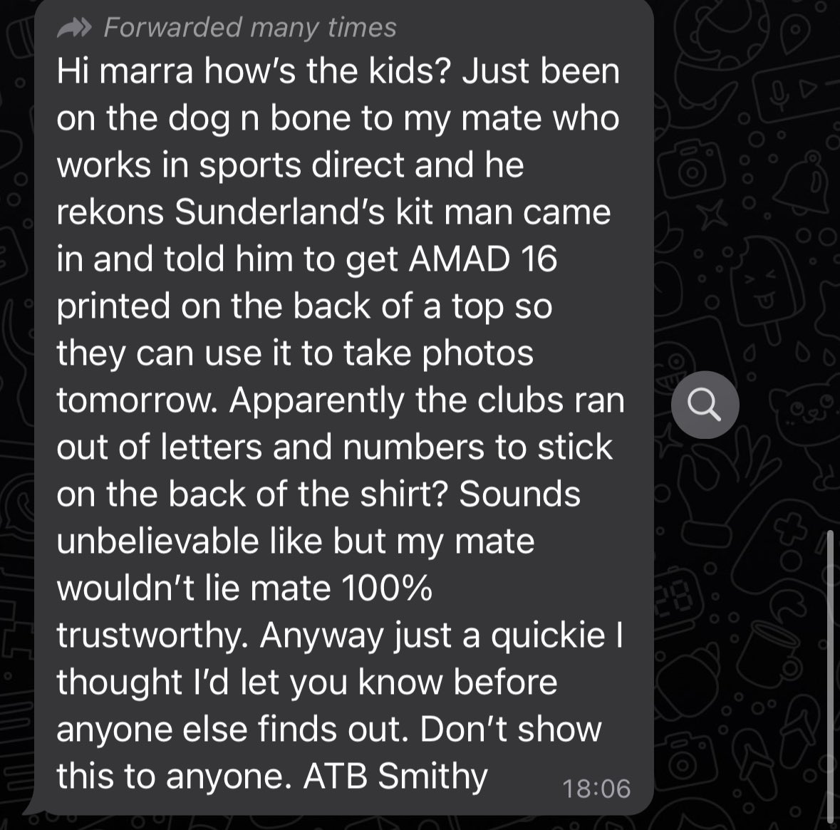 Makes you wonder #SAFC