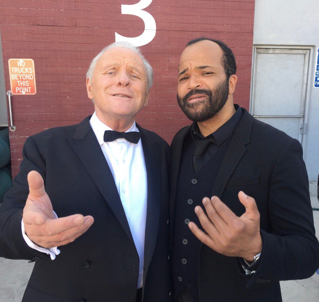 Academy Award winner Anthony Hopkins and Academy Award Nominee Jeffrey Wright.