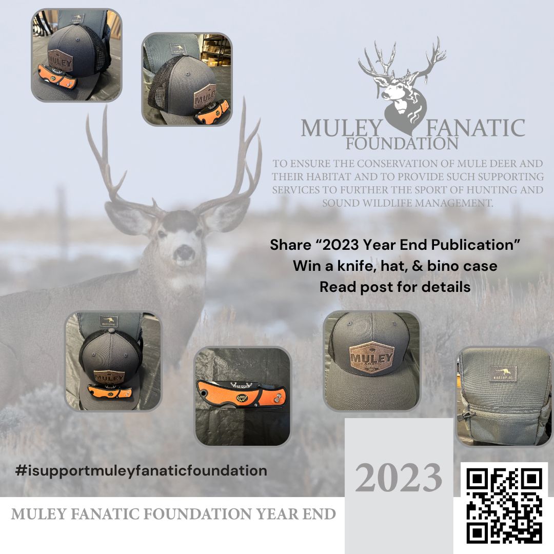 MuleyFanatic's tweet image. ~ENTER TO WIN~

1.  Like Post
2.  Share this post on your Facebook Page, Twitter, Linked In, Tumblr or your Instagram Stories with the following link, hashtag, and tag:
*Link:   rb.gy/t2fet6
*Hashtag:  #isupportmuleyfanaticfoundation
*Tag:  Muley Fanatic Foundation