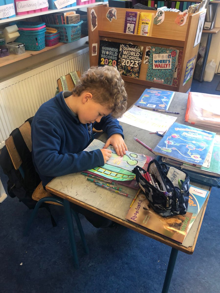 Students in the Middle Room have been learning about the work of some renowned French artists. They experimented with pointillism inspired by the work Georges Seurat. They also explored the work of Claude Monet and worked hard creating their own pieces of art. <a href="/BlueStarProg/">Blue Star Programme</a>
