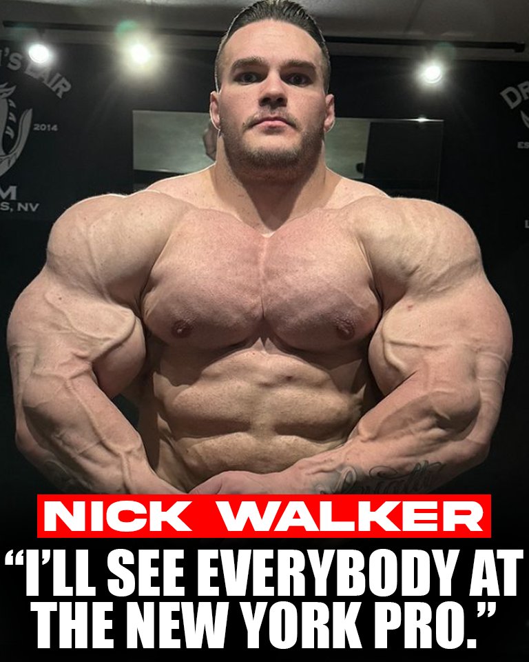 🚨 Nick Walker announces he will be competing next at the 2024 New York Pro.